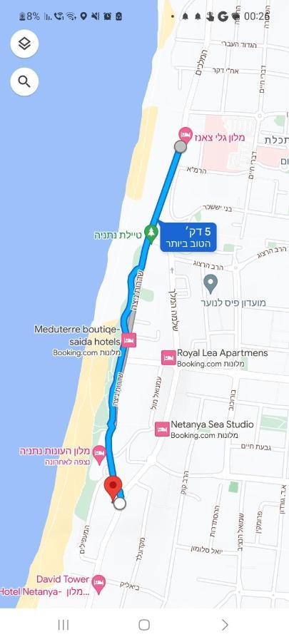 King David Apartment Netanya Bagian luar foto